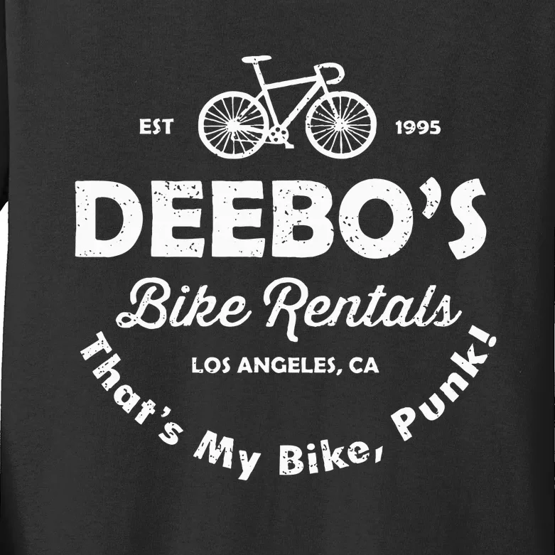 Deebo's Bike Rental That's My Bike Punk Kids Long Sleeve Shirt