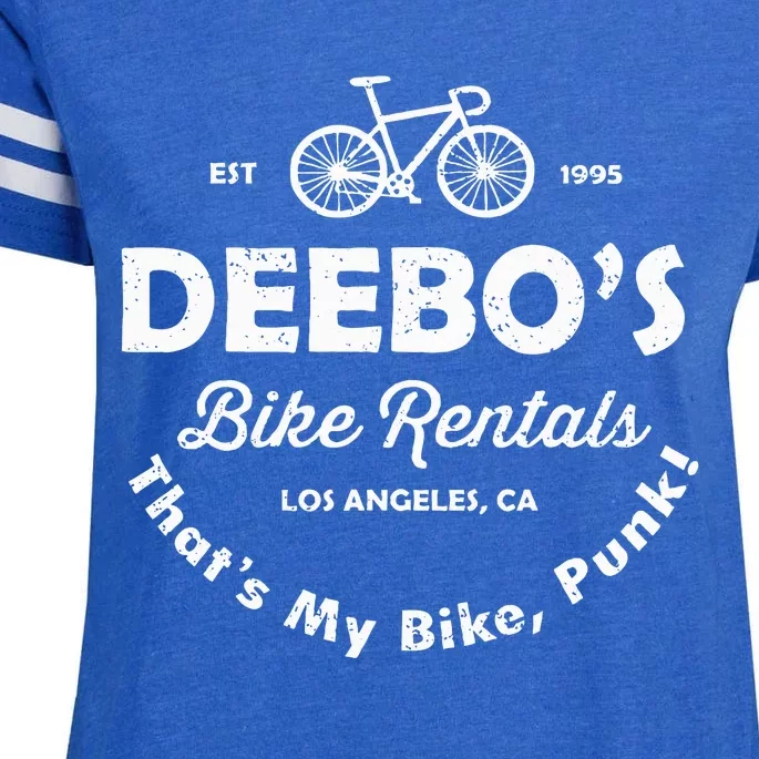 Deebo's Bike Rental That's My Bike Punk Enza Ladies Jersey Football T-Shirt