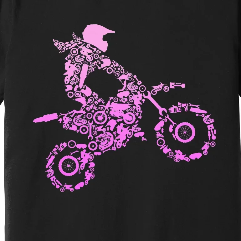 Dirt Bike Rider Motocross Enduro Dirt Biking Premium T-Shirt