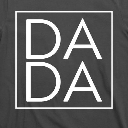 Dada Boxed Retro Fathers Day T-Shirt
