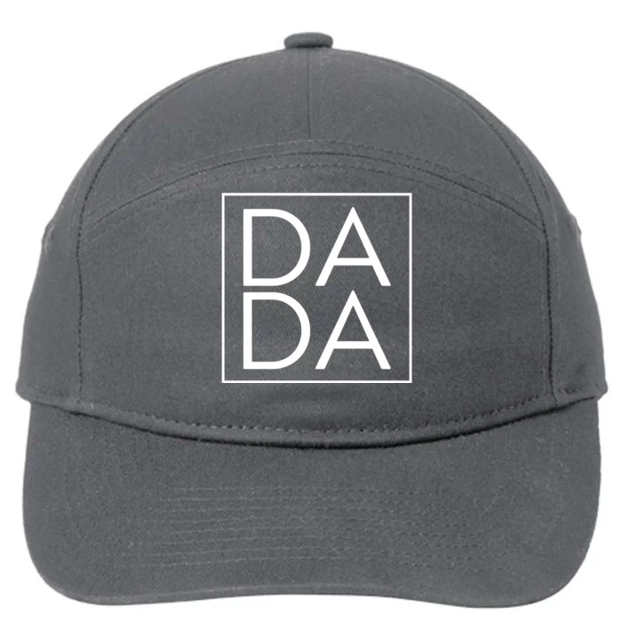 Dada Boxed Retro Fathers Day 7-Panel Snapback Hat