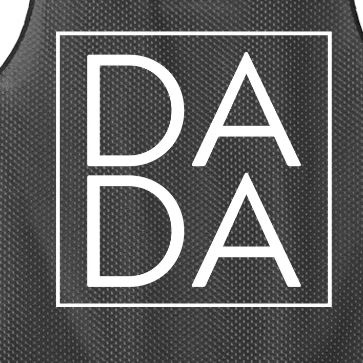 Dada Boxed Retro Fathers Day Mesh Reversible Basketball Jersey Tank