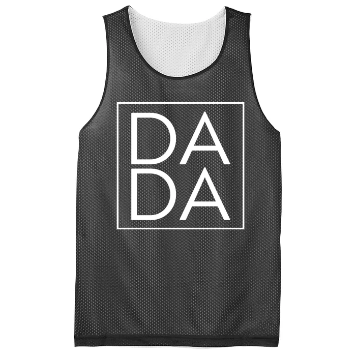 Dada Boxed Retro Fathers Day Mesh Reversible Basketball Jersey Tank