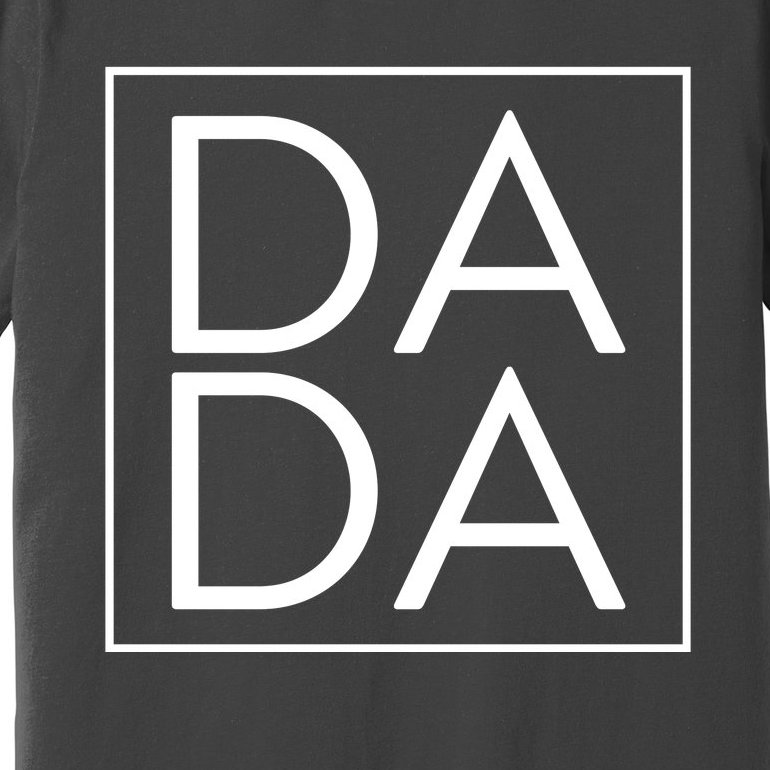 Dada Boxed Retro Fathers Day Premium T-Shirt