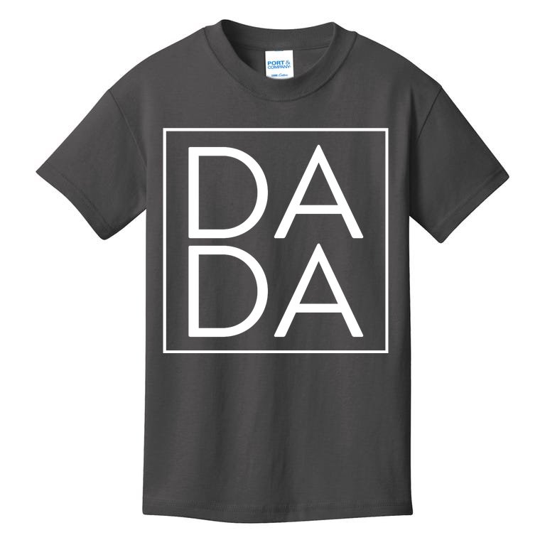 Dada Boxed Retro Fathers Day Kids T-Shirt