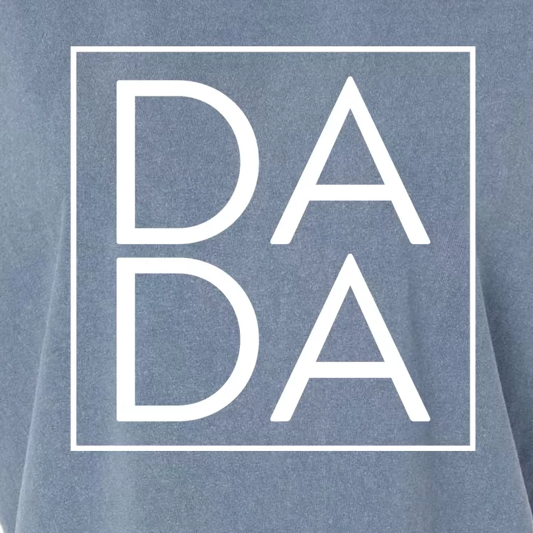 Dada Boxed Retro Fathers Day Garment-Dyed Women's Muscle Tee