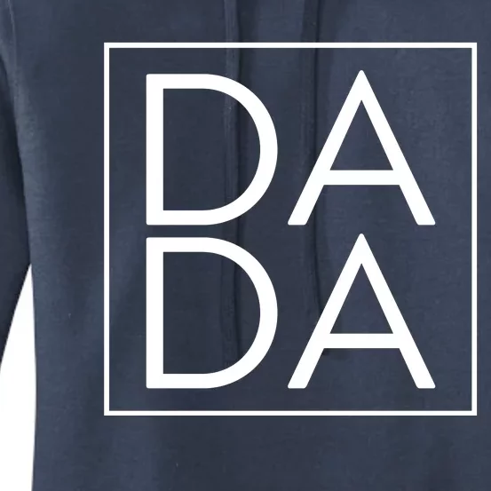 Dada Boxed Retro Fathers Day Women's Pullover Hoodie