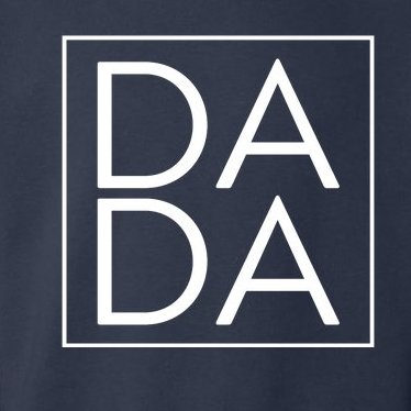 Dada Boxed Retro Fathers Day Toddler Hoodie