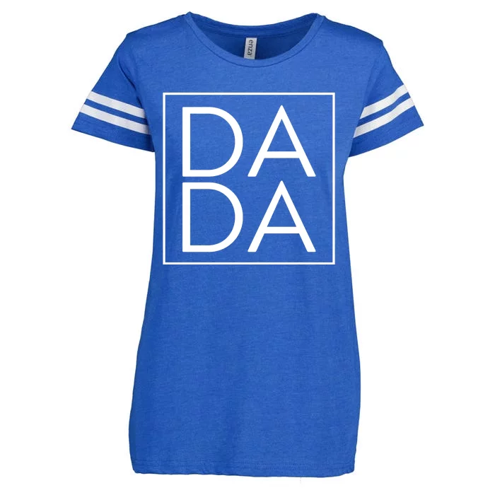 Dada Boxed Retro Fathers Day Enza Ladies Jersey Football T-Shirt