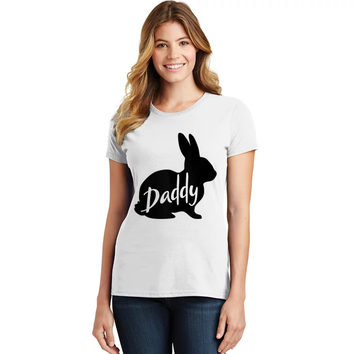 Daddy Bunny Rabbit Father Dad Easter Women's T-Shirt