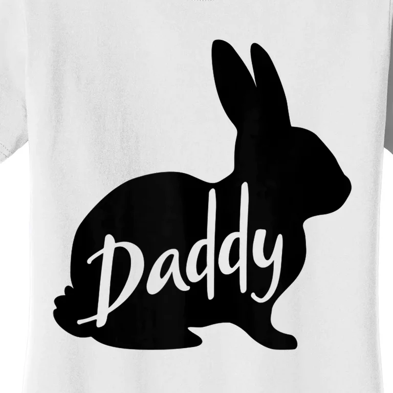 Daddy Bunny Rabbit Father Dad Easter Women's T-Shirt