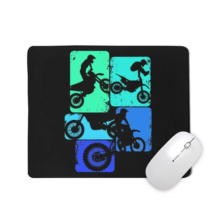 Dirt Bike Rider Motocross Enduro Dirt Biking Mousepad