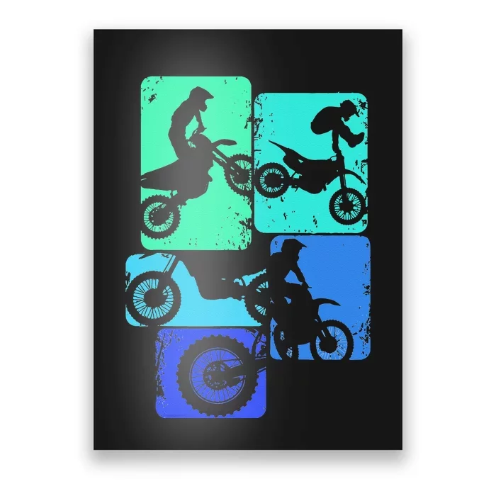 Dirt Bike Rider Motocross Enduro Dirt Biking Poster