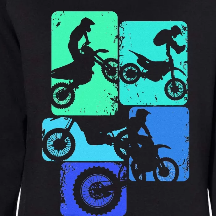 Dirt Bike Rider Motocross Enduro Dirt Biking Womens California Wash Sweatshirt