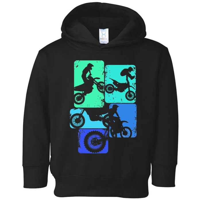 Dirt Bike Rider Motocross Enduro Dirt Biking Toddler Hoodie