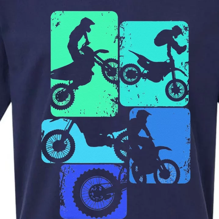 Dirt Bike Rider Motocross Enduro Dirt Biking Sueded Cloud Jersey T-Shirt