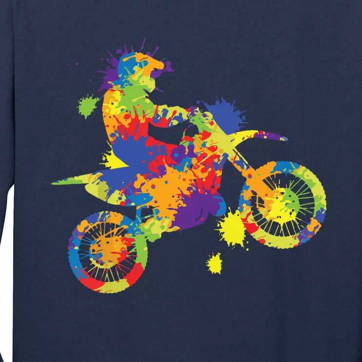 Dirt Bike Rider Motocross Dirt Biking Long Sleeve Shirt