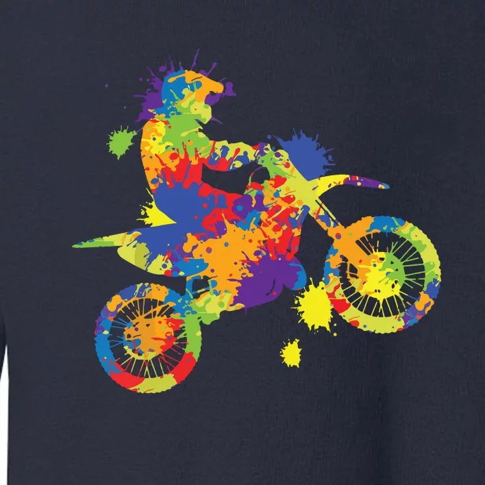 Dirt Bike Rider Motocross Dirt Biking Toddler Sweatshirt