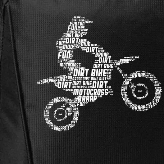 Dirt Bike Rider Motocross Dirt Biking City Backpack