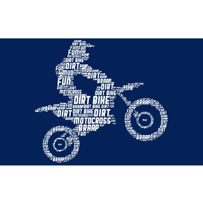 Dirt Bike Rider Motocross Dirt Biking Bumper Sticker