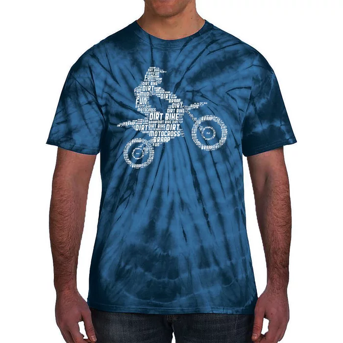 Dirt Bike Rider Motocross Dirt Biking Tie-Dye T-Shirt