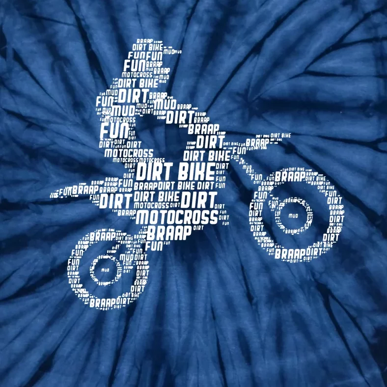 Dirt Bike Rider Motocross Dirt Biking Tie-Dye T-Shirt