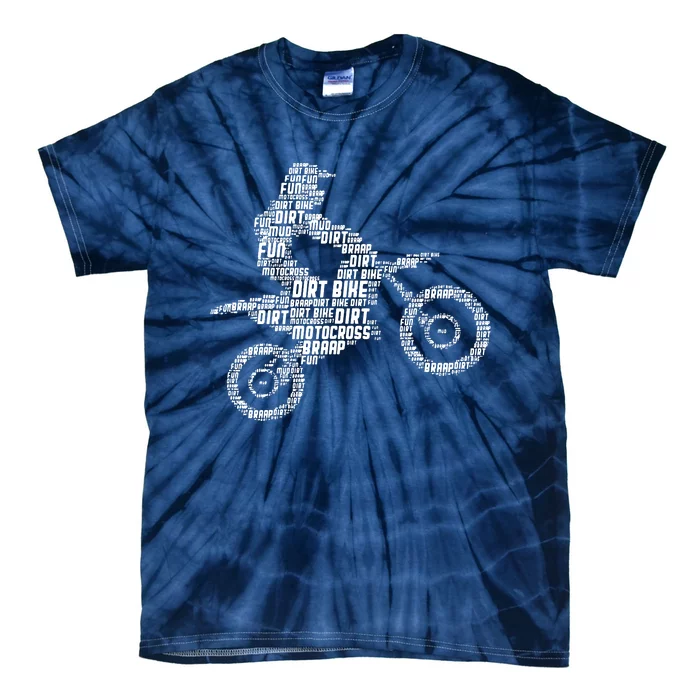 Dirt Bike Rider Motocross Dirt Biking Tie-Dye T-Shirt