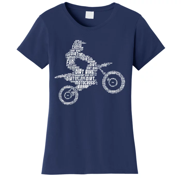 Dirt Bike Rider Motocross Dirt Biking Women's T-Shirt