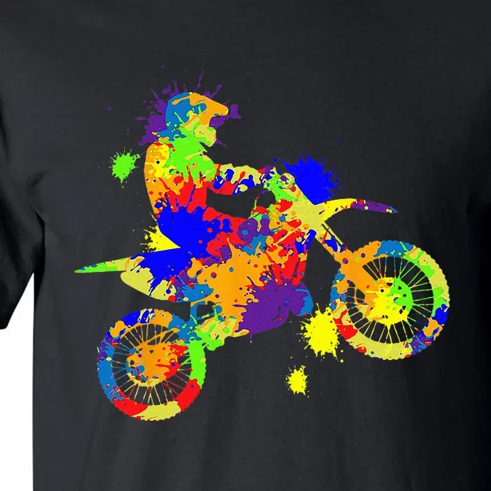 Dirt Bike Rider Motocross Enduro Dirt Biking Tall T-Shirt