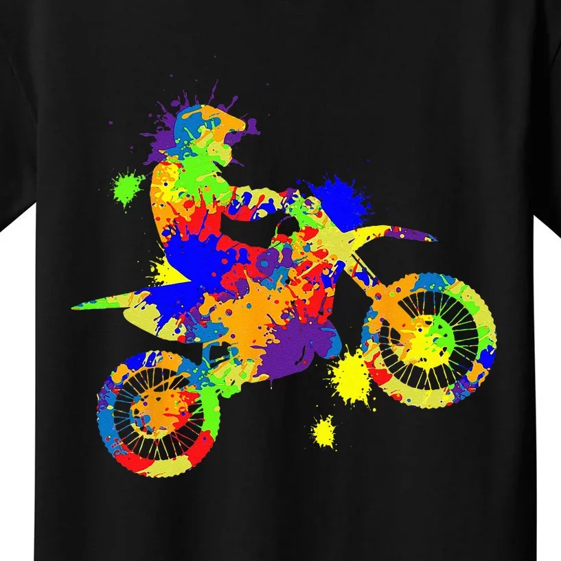 Dirt Bike Rider Motocross Enduro Dirt Biking Kids T-Shirt