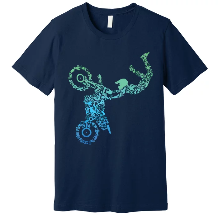 Dirt Bike Rider Motocross Dirt Biking Premium T-Shirt