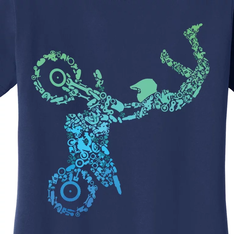 Dirt Bike Rider Motocross Dirt Biking Women's T-Shirt