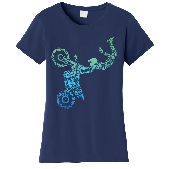 Dirt Bike Rider Motocross Dirt Biking Women's T-Shirt