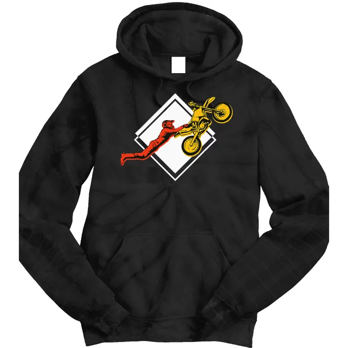 Dirt Bike Riding MX Motocross Supercross Tie Dye Hoodie