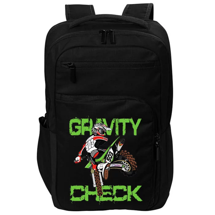 Dirt Bike Rider Motocross Impact Tech Backpack