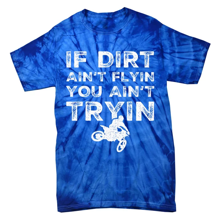 Dirt Bike Riding Mx Motocross Rider Supercross Tie-Dye T-Shirt