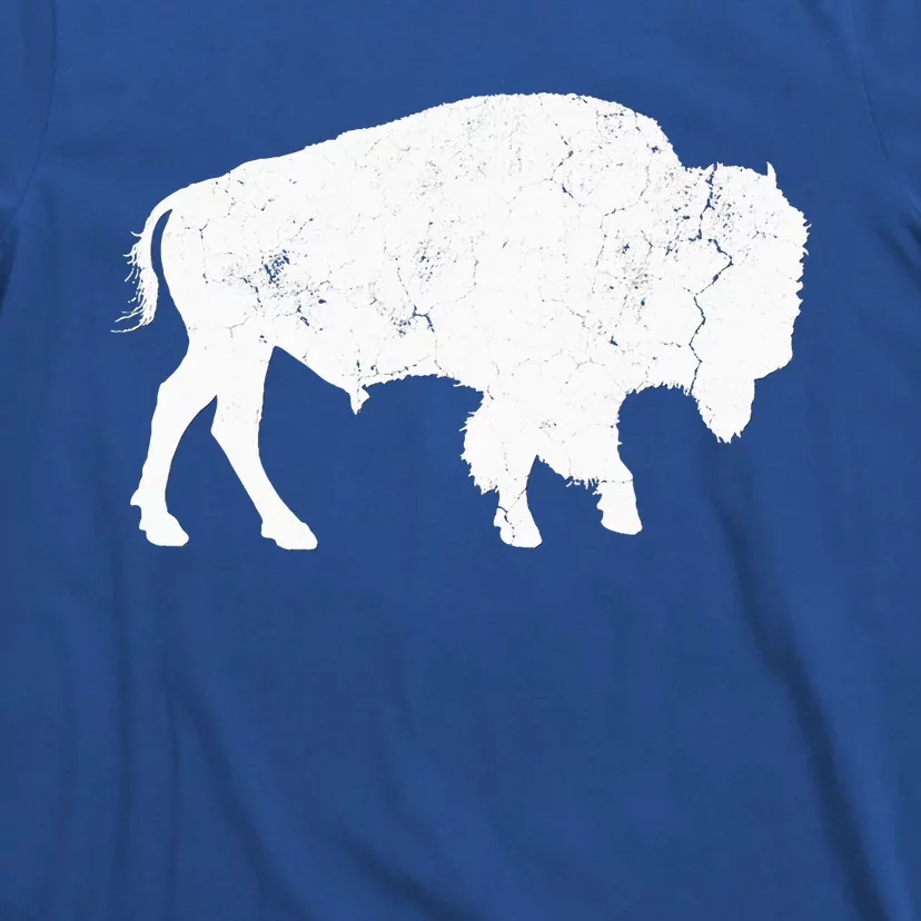 Distressed Buffalo Retro Bison Animal Lover T-Shirt