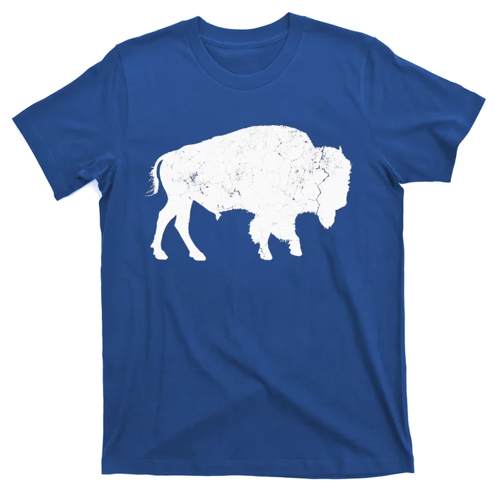 Distressed Buffalo Retro Bison Animal Lover T-Shirt