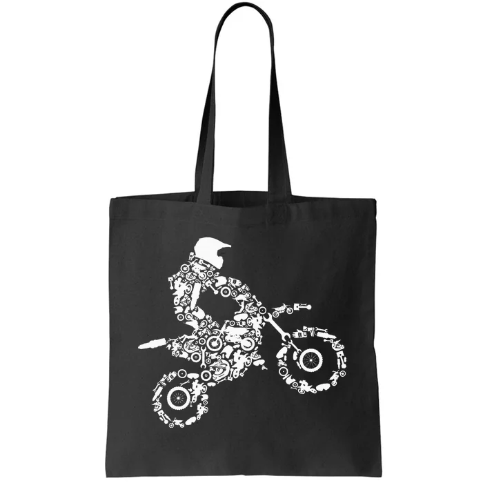 Dirt Bike Rider Motocross Enduro Dirt Biking Gift Tote Bag