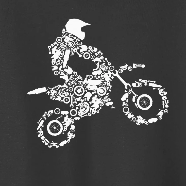 Dirt Bike Rider Motocross Enduro Dirt Biking Gift Toddler T-Shirt