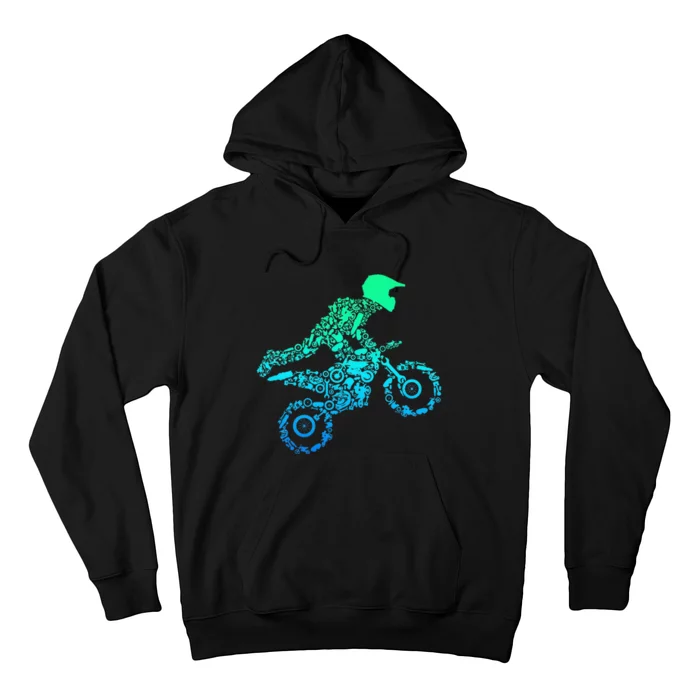 Dirt Bike Rider Motocross Enduro Dirt Biking Gifts Hoodie