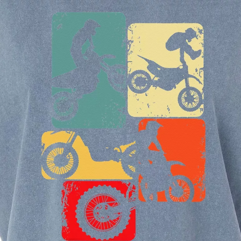 Dirt Bike Rider Motocross Enduro Dirt Biking Garment-Dyed Women's Muscle Tee