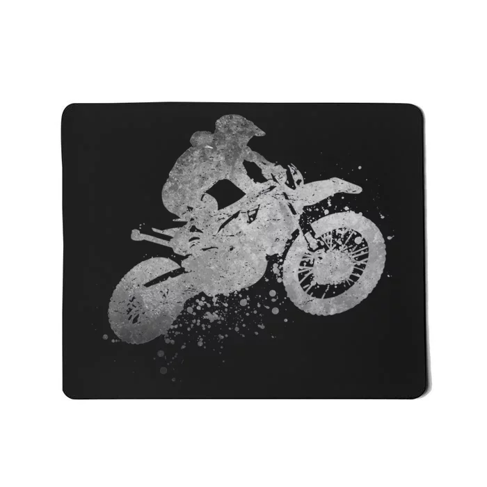 Dirt Bike Rider Racing Extreme Sports Vintage Teen Boy Mousepad