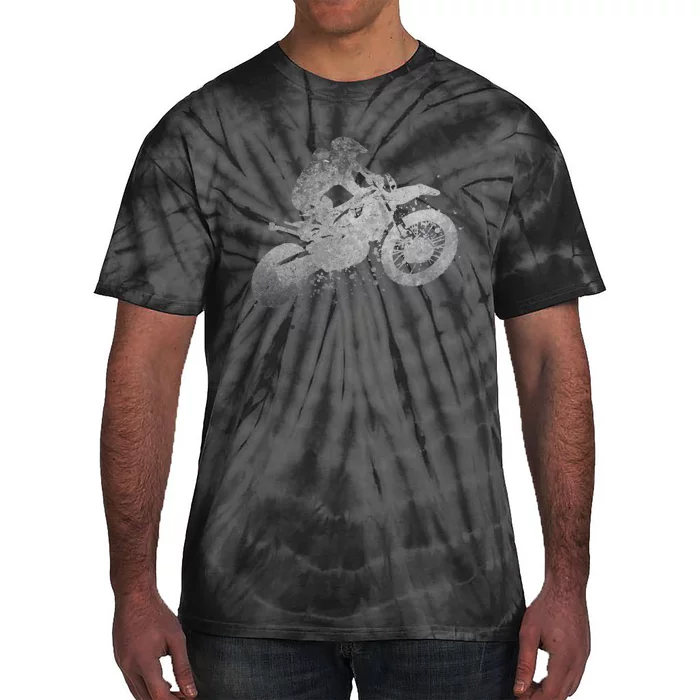 Dirt Bike Rider Racing Extreme Sports Vintage Teen Boy Tie-Dye T-Shirt