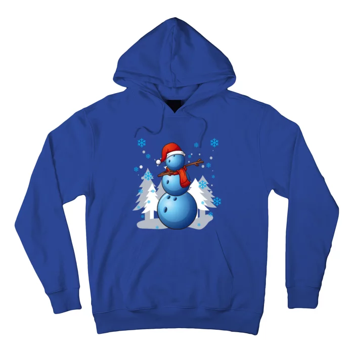 Dabbing Bowling Snow Christmas Funny Dab Ball Cool Gift Hoodie