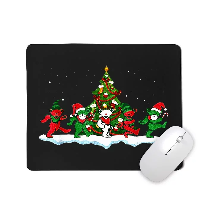 Dancing Bears  Santa Elf Bear Xmas Gift Christmas Mousepad