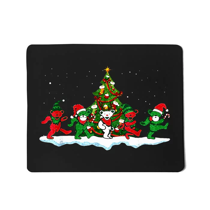 Dancing Bears  Santa Elf Bear Xmas Gift Christmas Mousepad