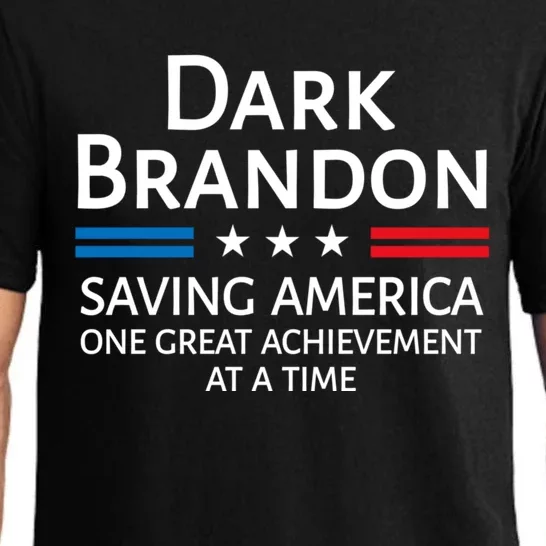 Dark Brandon Saving America Funny Joe Biden Pajama Set