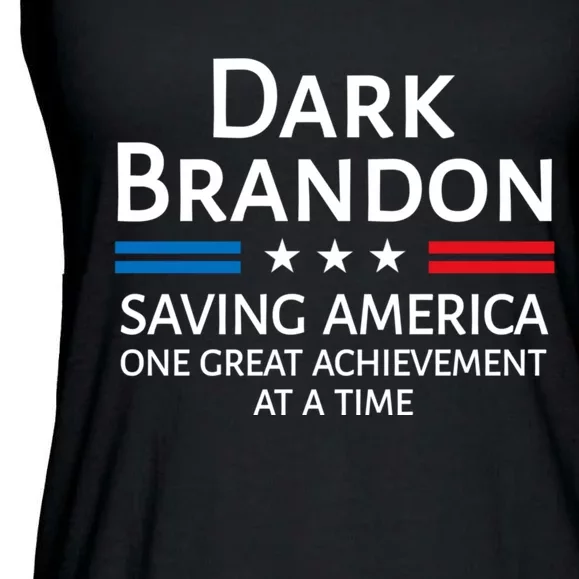 Dark Brandon Saving America Funny Joe Biden Ladies Essential Flowy Tank