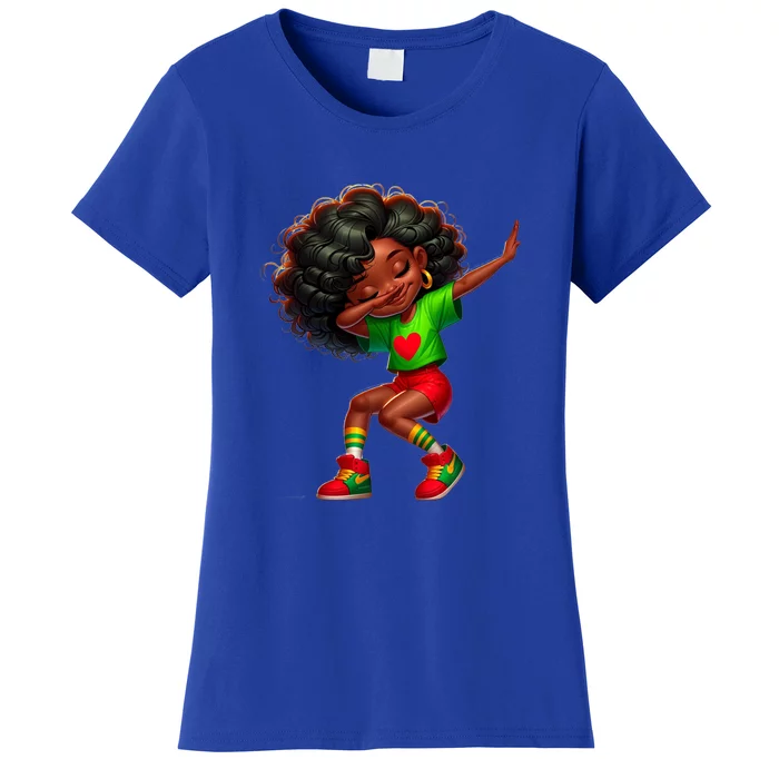 Dabbing Brown Skin Princes Junenth 1865 Great Gift Women's T-Shirt